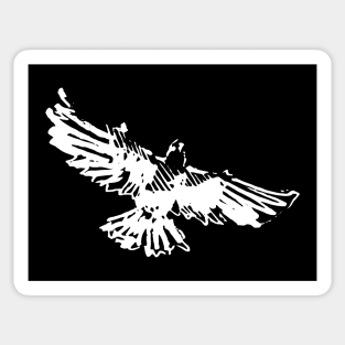 Falcon in Flight Sticker